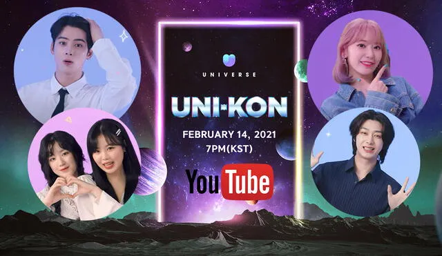 Descubre cómo ver el concierto K-pop UNIVERSE UNI-KON por streaming. Foto: composición LR/Universe App