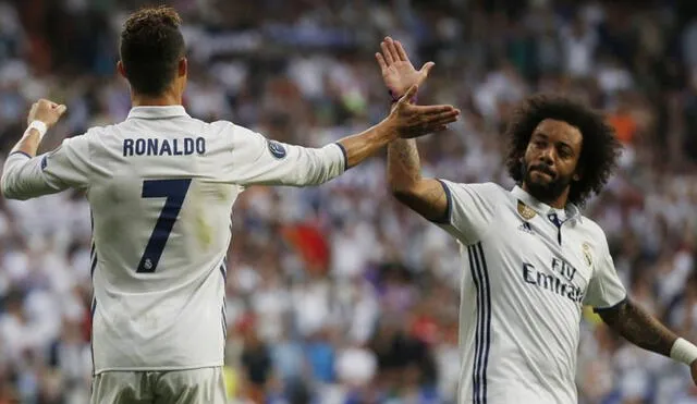 Cristiano Ronaldo y Marcelo jugaron juntos en Real Madrid desde el 2009 hasta junio del 2018. Foto: EFE