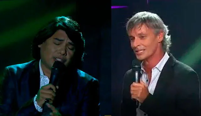 Tony Cam ‘Sandro’ y Jean Paul Strauss pasaron a la gran semifinal de Yo soy, Grandes batallas, grandes famosos.  Foto: composición Latina