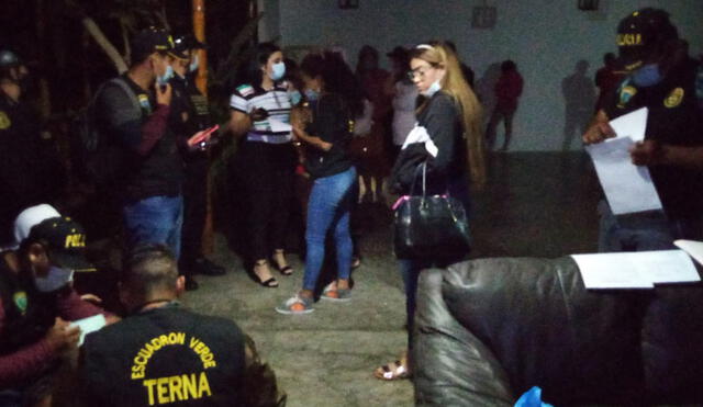Peruanos y extranjeros celebraban en un domicilio transgrediendo la normatividad vigente. Foto: PNP
