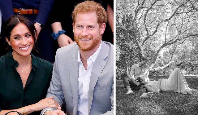 El príncipe Harry y Meghan Markle confirmaron el embarazo con una fotografía. Foto: Duques de Sussex / Instagram fans