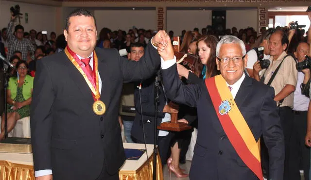 Luis Díaz y Anselmo Lozano asumieron cargos en el Gobierno Regional de Lambayeque durante el 2019. Foto: Archivo GRL