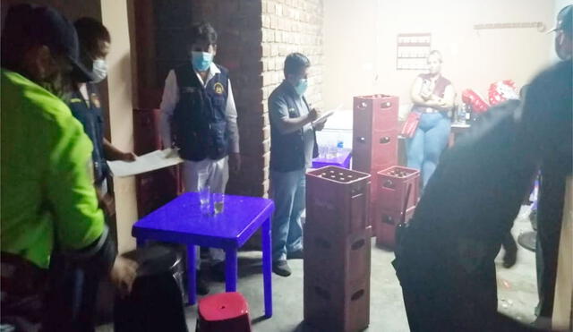 Autoridades encontraron bebidas alcohólicas en bar clandestino. Foto: Municipalidad del Santa