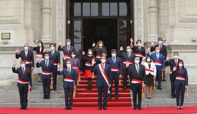 Gabinete ministerial de Martín Vizcarra dimitió en noviembre, cuando el exjefe de Estado fue destituido por el Congreso. Foto: Presidencia