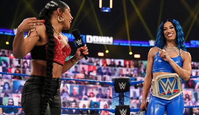Sasha Banks y Bianca Belair se enfrentarían en WrestleMania 37. Foto: WWE