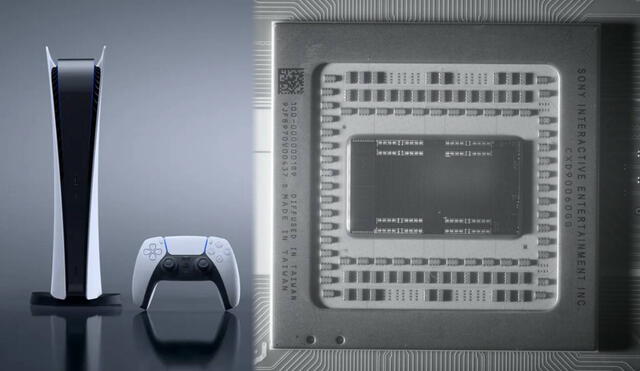 La imagen revela que la PS5 no cuenta con algunas de las características que los chips RDNA 2 ya poseen. Foto: Twitter/Fritzchens Fritz