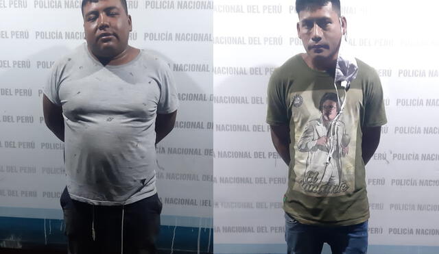 Los detenidos fueron trasladados a la Comisaría de Alto Trujillo. Foto: PNP