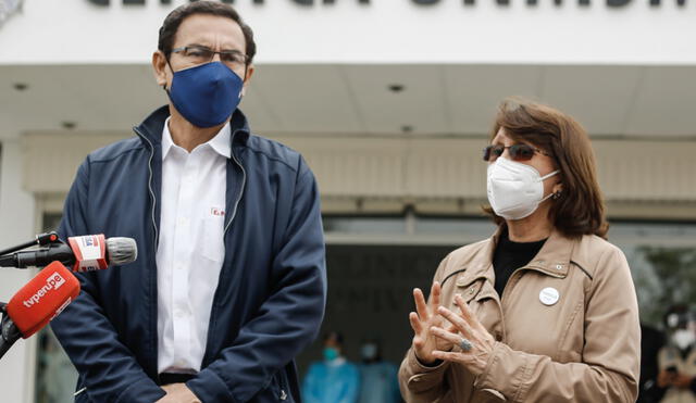 Vizcarra y Mazzetti cuando trabajaban juntos en el Ejecutivo. Foto: La República