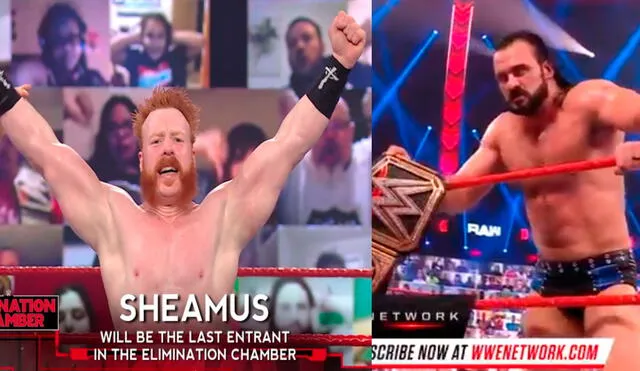 Sheamus derrotó a su examigo Drew McIntyre en el final de Monday Night Raw. Foto: WWE