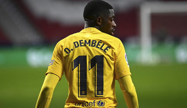 Ousmane Dembélé será uno de los jugadores claves en el duelo entre FC Barcelona y PSG. Foto: AFP