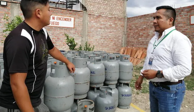 Familias vulnerables del norte podrán comprar balón de GLP con mayor beneficio. Foto: Cortesía Hidrandina.