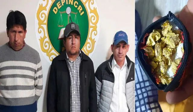 Los tres hombres quedaron en calidad de detenidos. Foto: Los Andes/Fiscalía