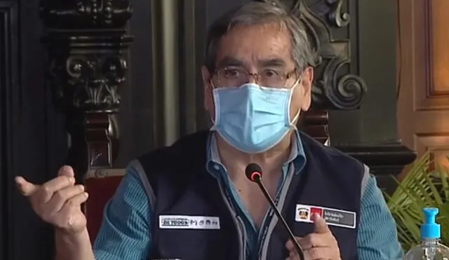Ministro de Salud dijo que también se ejecutarán acciones para aumentar capacidad de oxígeno en hospitales. Foto: captura de Canal N