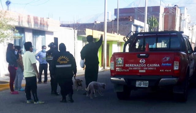 Hecho se registró en el sector de Francisco Bolognesi. Foto: Municipalidad de Cayma.