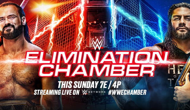 WWE Elimination Chamber 2021 se realizará este domingo 21 en Florida. Foto: WWE