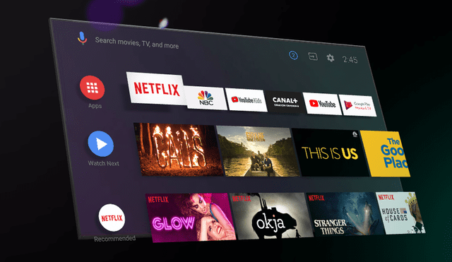 Podrás disfrutar de la última versión de Android TV. Foto: Google