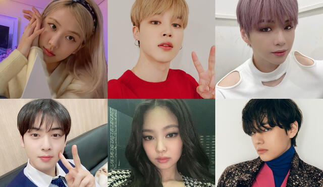 Conoce los 20 idols K-pop con mayor popularidad en el segundo mes del año. Foto: composición LR