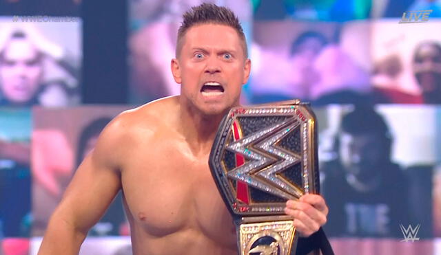 The Miz venció a Drew McIntyre en Elimination Chamber 2021 y se convirtió en el nuevo campeón. Foto: WWE