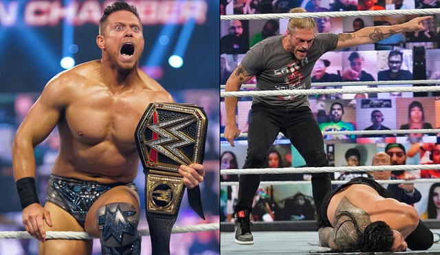The Miz y Edge fueron los protagonistas del evento WWE Elimination Chamber 2021. Foto: composición/WWE