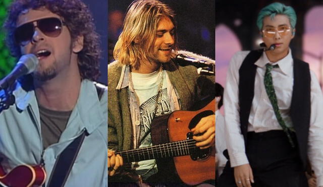 Gustavo Cerati, Kurt Cobain, Eddie Vedder y Miley Cyrus son algunos de los artistas que cuentan con una sesión MTV Unplugged. Foto: Composición LR