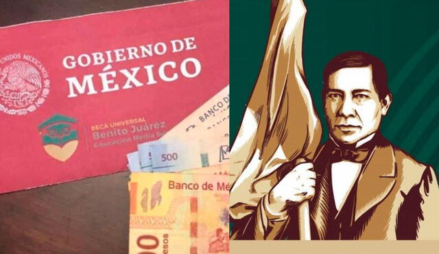 Las fechas de pago de la Beca Benito Juárez han cambiado ante la proximidad de las elecciones. Foto: composición/Gobierno de México
