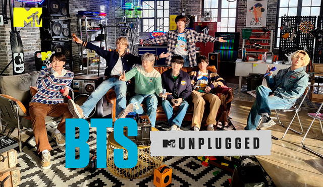 Todo lo mejor del concierto de BTS en MTV Unplugged. Foto: composición LR / MTV
