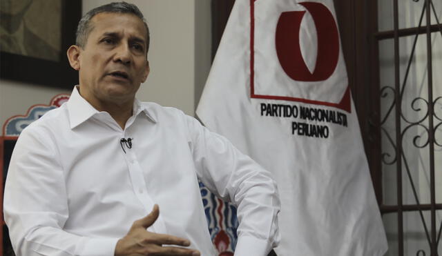 Ollanta Humala postula nuevamente a la presidencia de la República con el Partido Nacionalista. Foto: Jorge Cerdan/La República