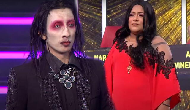 ‘Marilyn Manson’ y ‘La India' dejaron sus mejores actuaciones. Foto: captura Latina