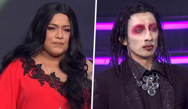 Imitadores de 'La India' y 'Marilyn Manson' reciben comentarios del jurado en Yo soy, grandes batallas. Foto: capturas de Latina