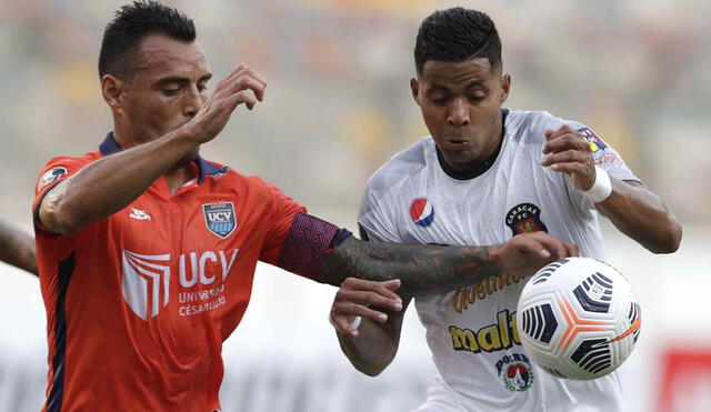 César Vallejo igualó de local ante Caracas en la ida por la fase 1 de la Copa Libertadores 2021. Foto: EFE
