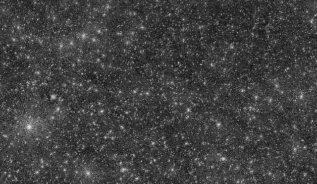 Sector del cielo del hemisferio norte donde aparecen miles de agujeros negros. Foto: Ecuesta LOFAR/ LOL