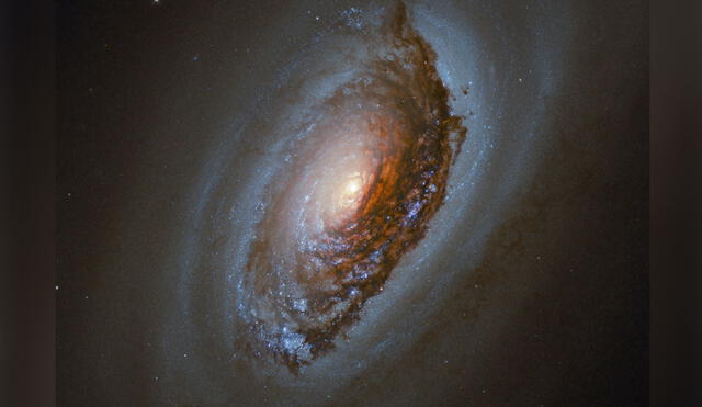 Galaxia NGC 4826 captada por el Hubble. Foto: NASA/ ESA