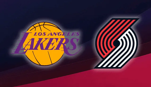 Lakers y Blazers se enfrentarán en el Staples Center por la temporada regular de la NBA. Foto: composición de La República