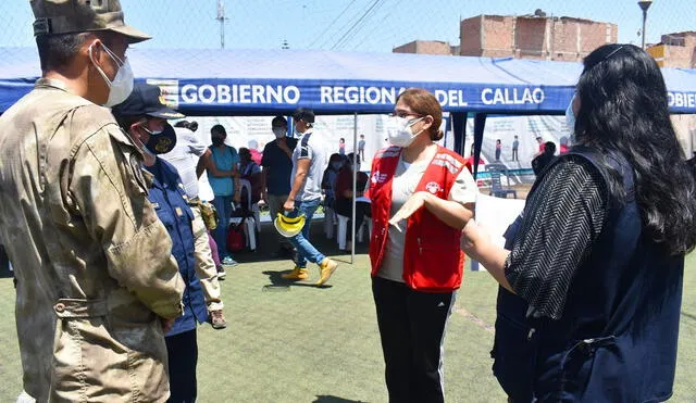 Inmunizaciones se realizaron en la oficina central de la Diresa del Callao. Foto: Gobierno Regional del Callao