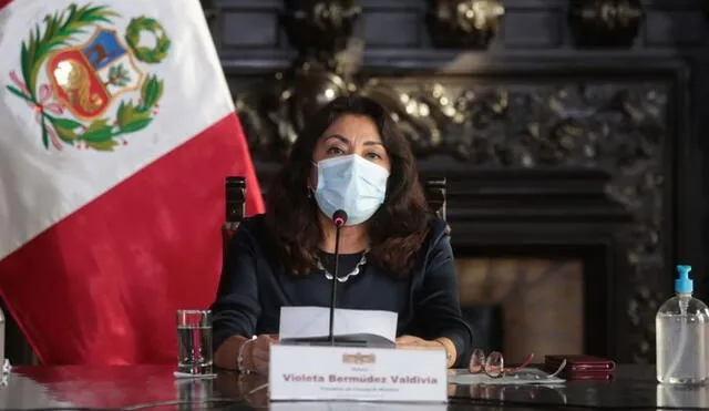Violeta Bermúdez preside el Consejo de Ministros desde el 18 de noviembre de 2020. Foto: La República