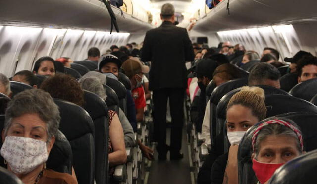 El vuelo más reciente del Plan Vuelta a la Patria partió desde Trinidad y Tobago. Foto: Cancillería de Venezuela