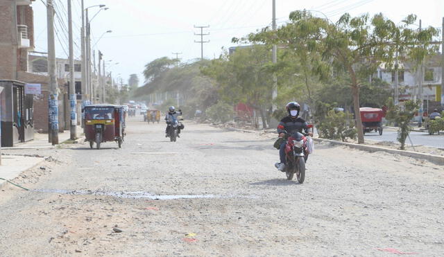 Avenida luce totalmente destruida. Foto: La República.