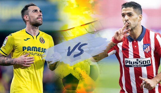 Villareal enfrenta al Atlético de Madrid por LaLiga Santander. Foto: Composición Giselle Ramos