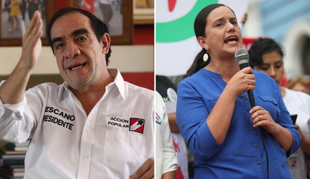 Lescano y Mendoza cuentan con intención de voto en una zona más politizada como el sur de Perú, y la mayor parte de sus electores están interesados en política. Foto: composición