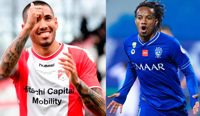 Ambos jugadores son habitualmente convocados a la selección peruana. Foto: composición FC Emmen/Al Hilal