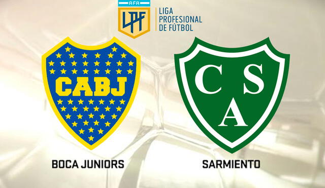 Boca Juniors y Sarmiento juegan este domingo por la fecha 3 del grupo B de la Liga Profesional de Fútbol. Foto: composición de La República
