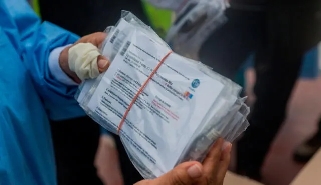 Reactivos que fueron donados a Perú. Foto: Difusión