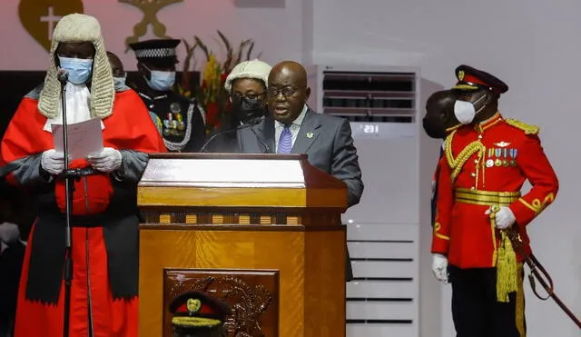 Ghana recibió 600.000 vacunas contra la COVID-19 dentro del mecanismo Covax, iniciativa impulsada por la Organización Mundial de la Salud (OMS). Foto: AFP