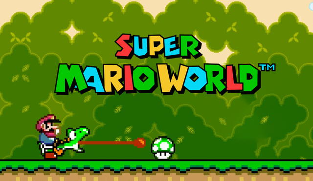 Super Mario World es uno de los mejores juegos de la consola SNES. Foto: captura de YouTube