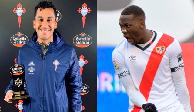 Ambos jugadores militan en España, en la primera y segunda categoría respectivamente. Foto: Prensa Celta de Vigo/Rayo Vallecano