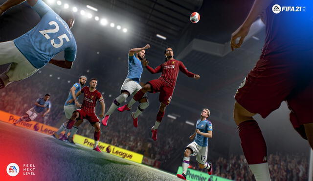 Para aprovechar este truco de FIFA 21 necesitarás un delantero con buena capacidad de salto y cabezazo. Foto: EA Sports