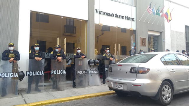 Intervinieron hotel en centro de Trujillo. Foto: cortesía