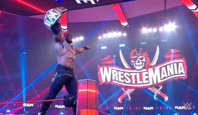 Bobby Lashley superó a The Miz y es el nuevo WWE Champion. Foto: captura WWE