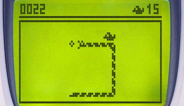 Snake fue uno de los juegos más populares de los antiguos celulares de Nokia. Foto: Neox