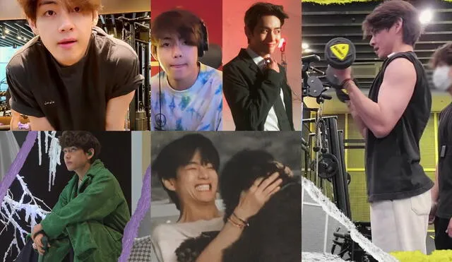 Todas las facetas mostradas por Kim Taehyung en su Be-log. Foto: composición LR / Big Hit
